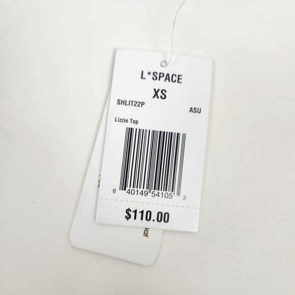 L*Space Lizzie Bikini Top in All Swirled Up Pink/Mauve Size XS NWT - Picture 5 of 6